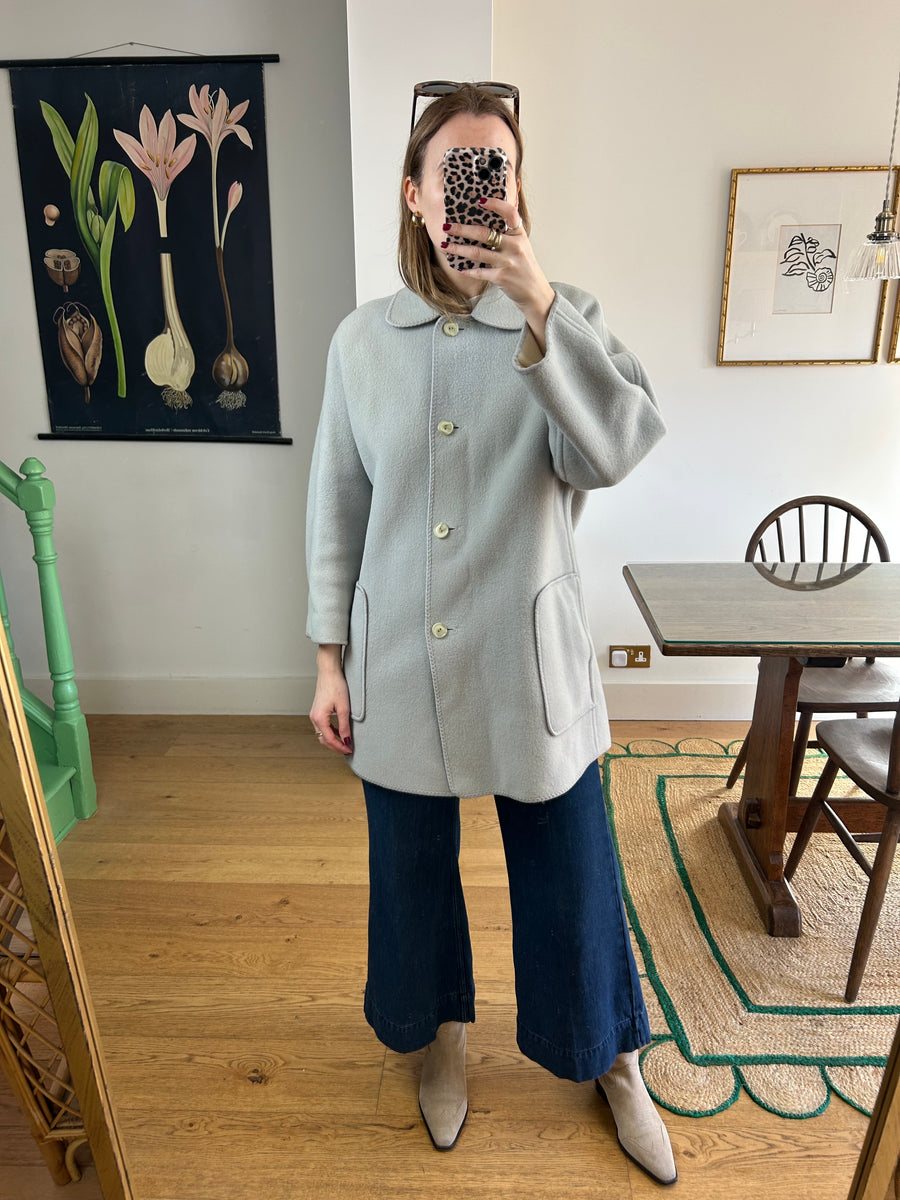 Reversible Wool Coat - M