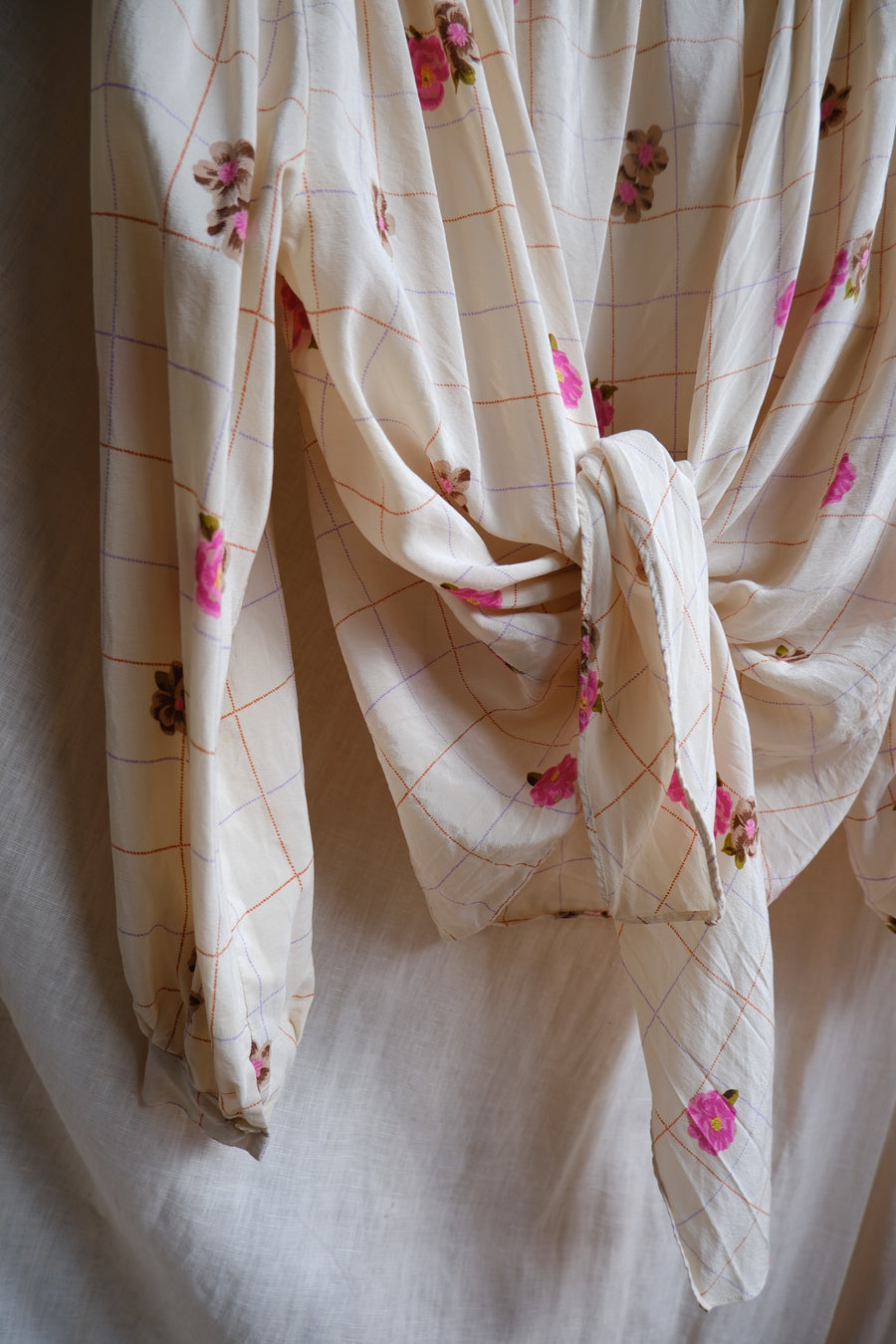 Silk Knotted Top - S-L