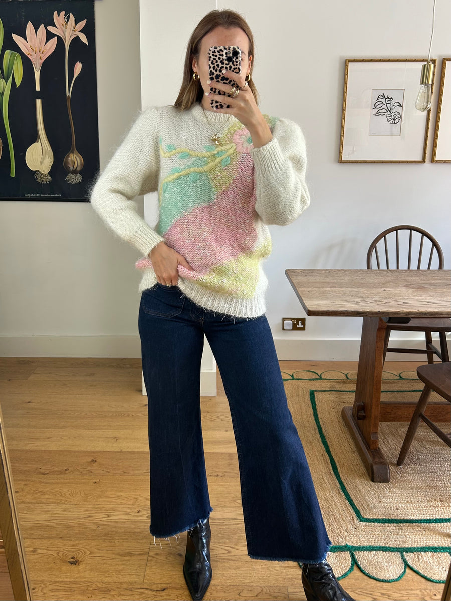 Pastel Mohair Jumper - M