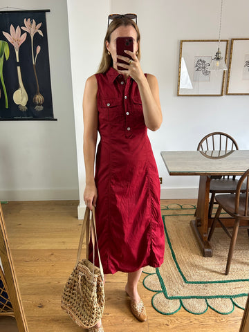 Red Maxi Dress - UK 10/12