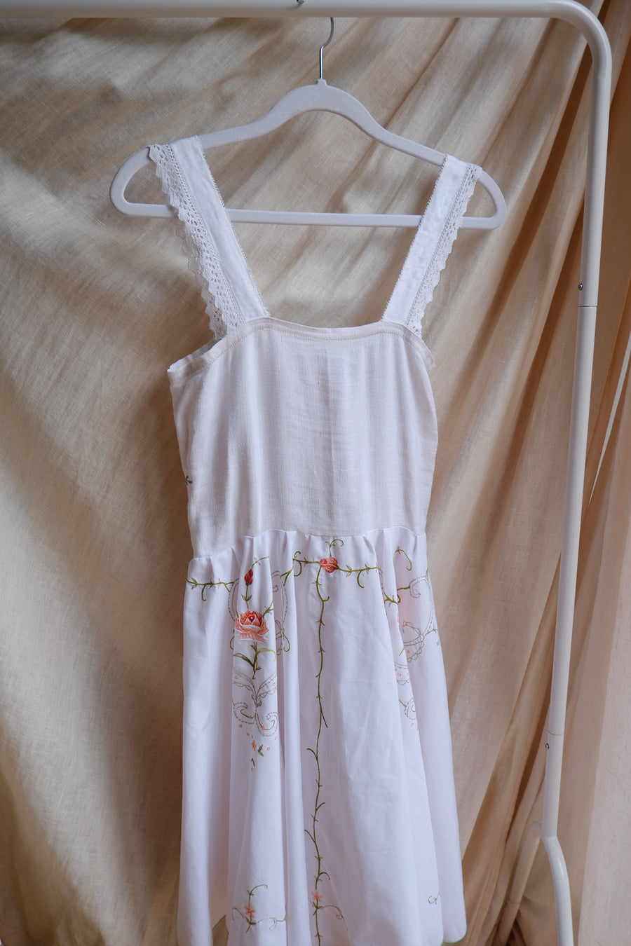 Reworked Embroidered Dress - UK 6