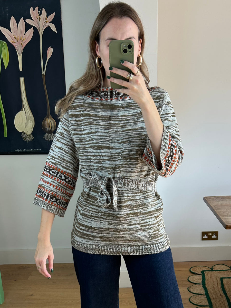 Belted Tunic Jumper - S/M