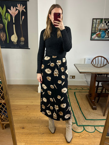 Floral Midi Skirt - UK 10
