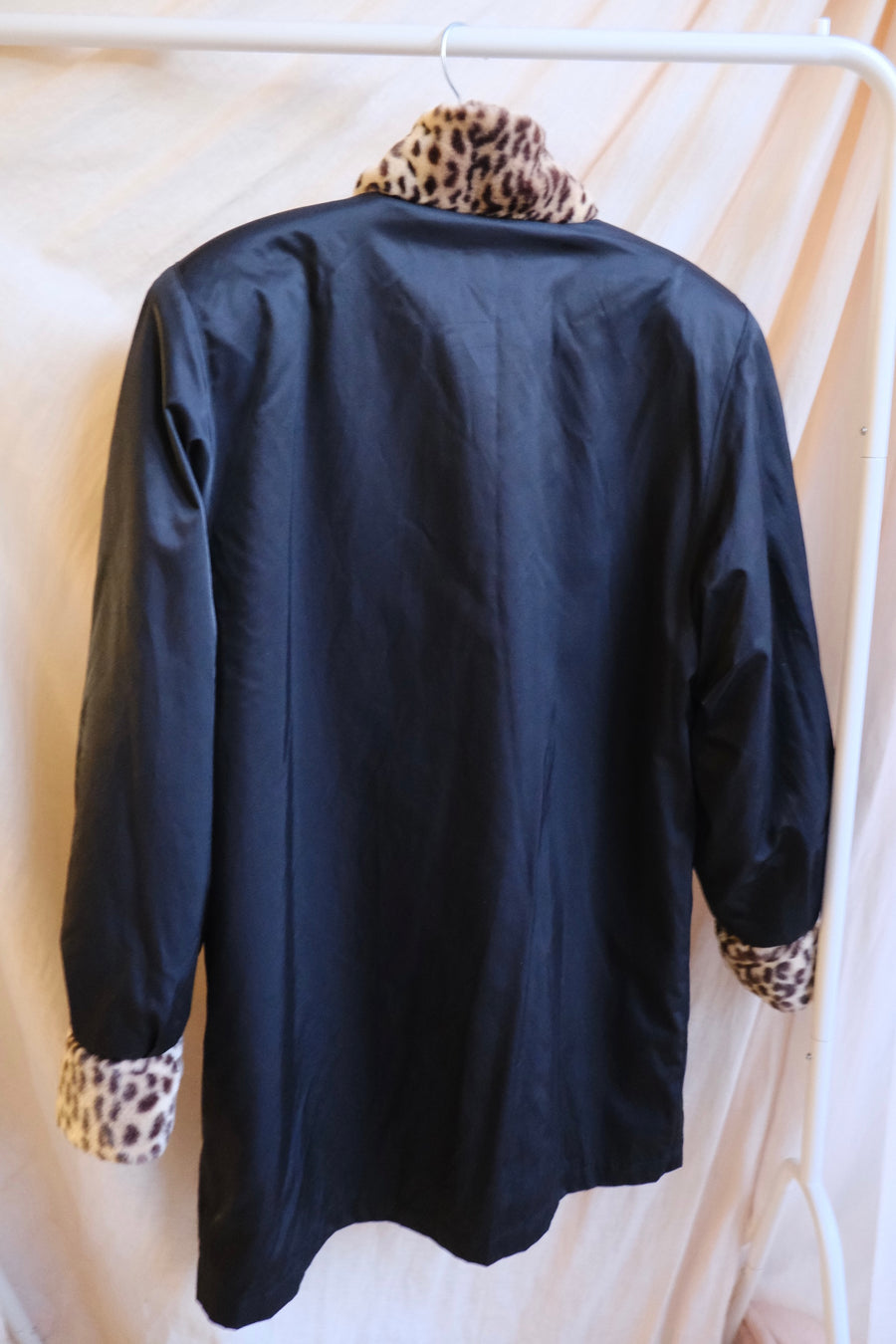 Reversible Leopard Coat - M