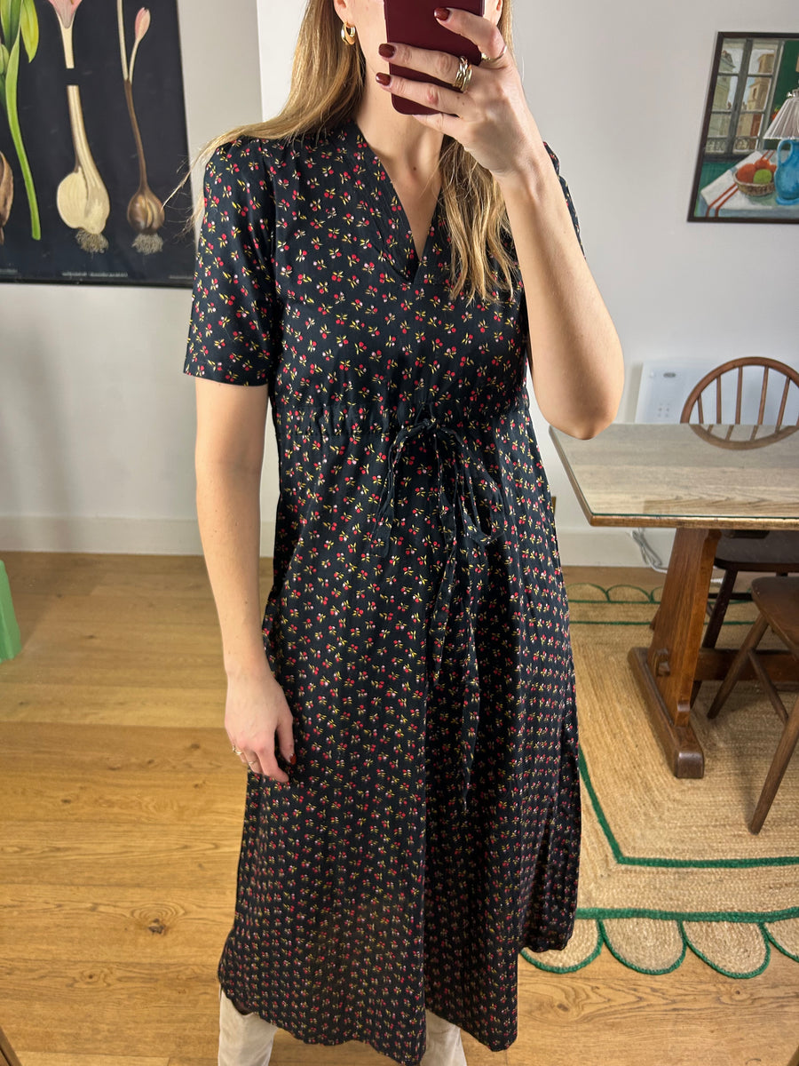 Cherry Print Dress - UK 8/10
