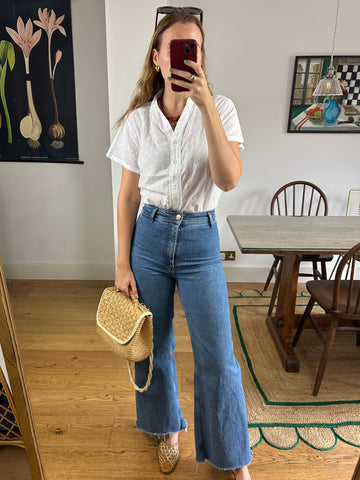 Broderie Anglaise Blouse - M