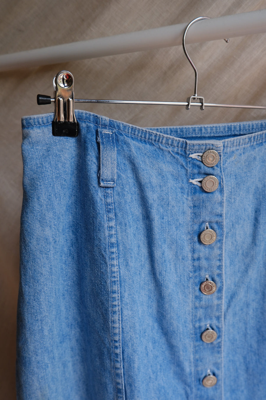 Denim Midi Skirt - UK 10