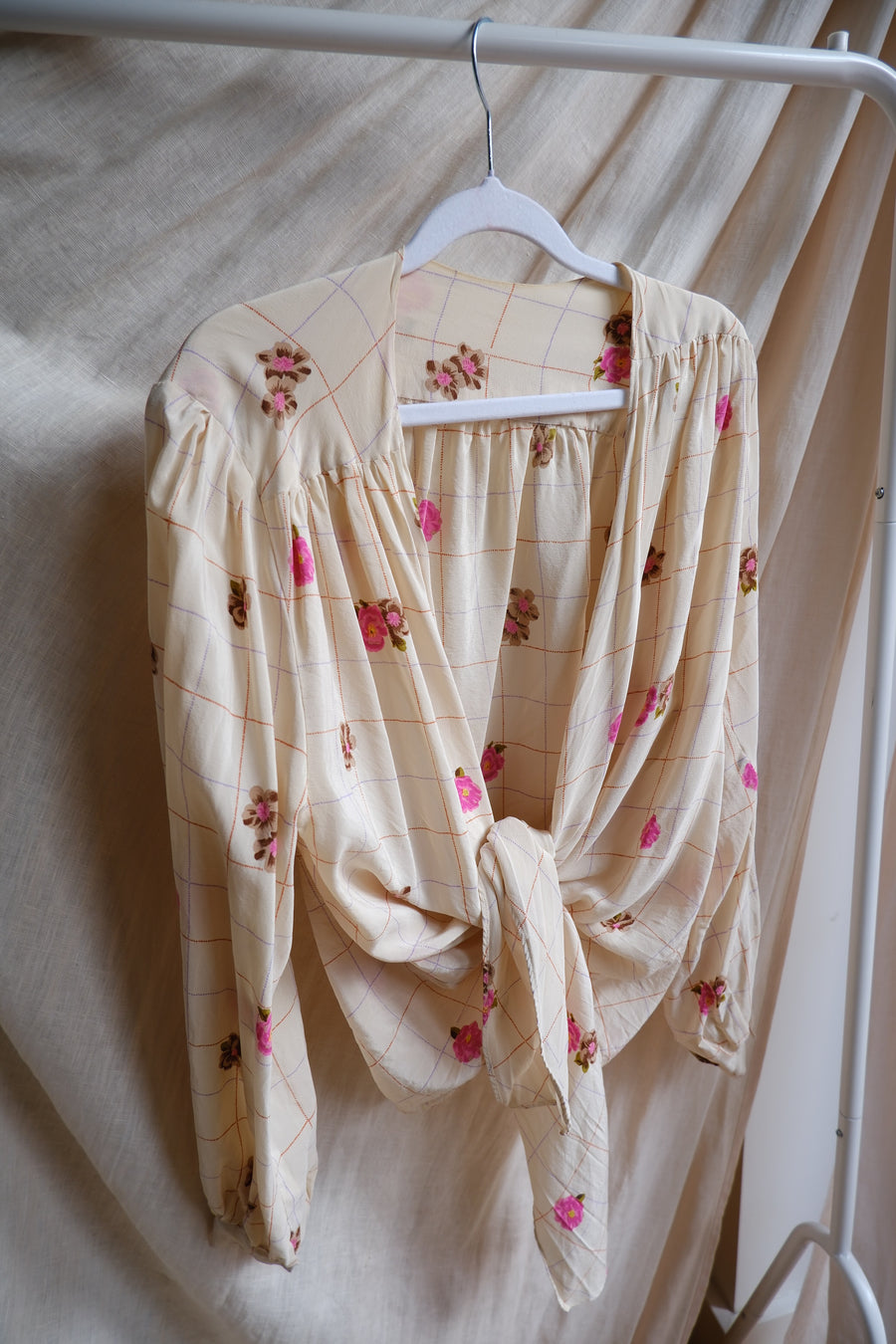 Silk Knotted Top - S-L