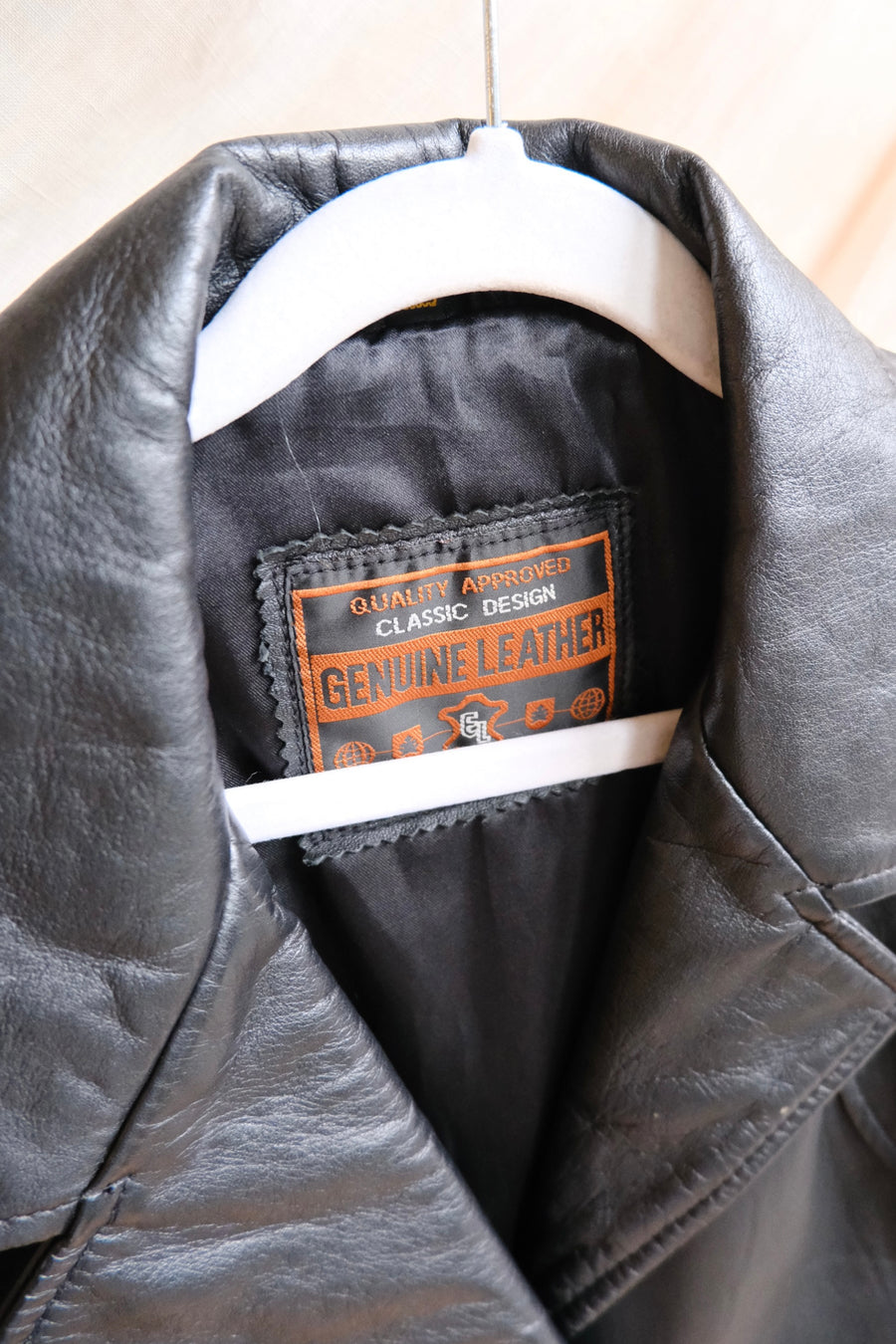 Black Leather Jacket - S