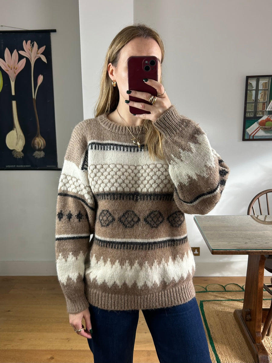 Peruvian Wool Jumper - M
