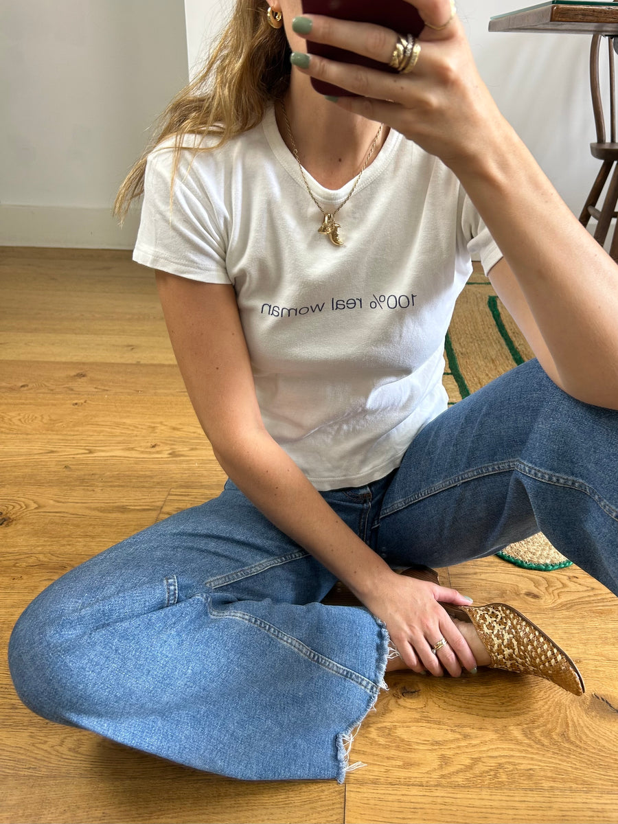 100% Real Woman T-Shirt - S