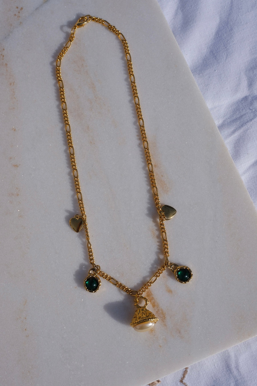 Pearl Charm Necklace