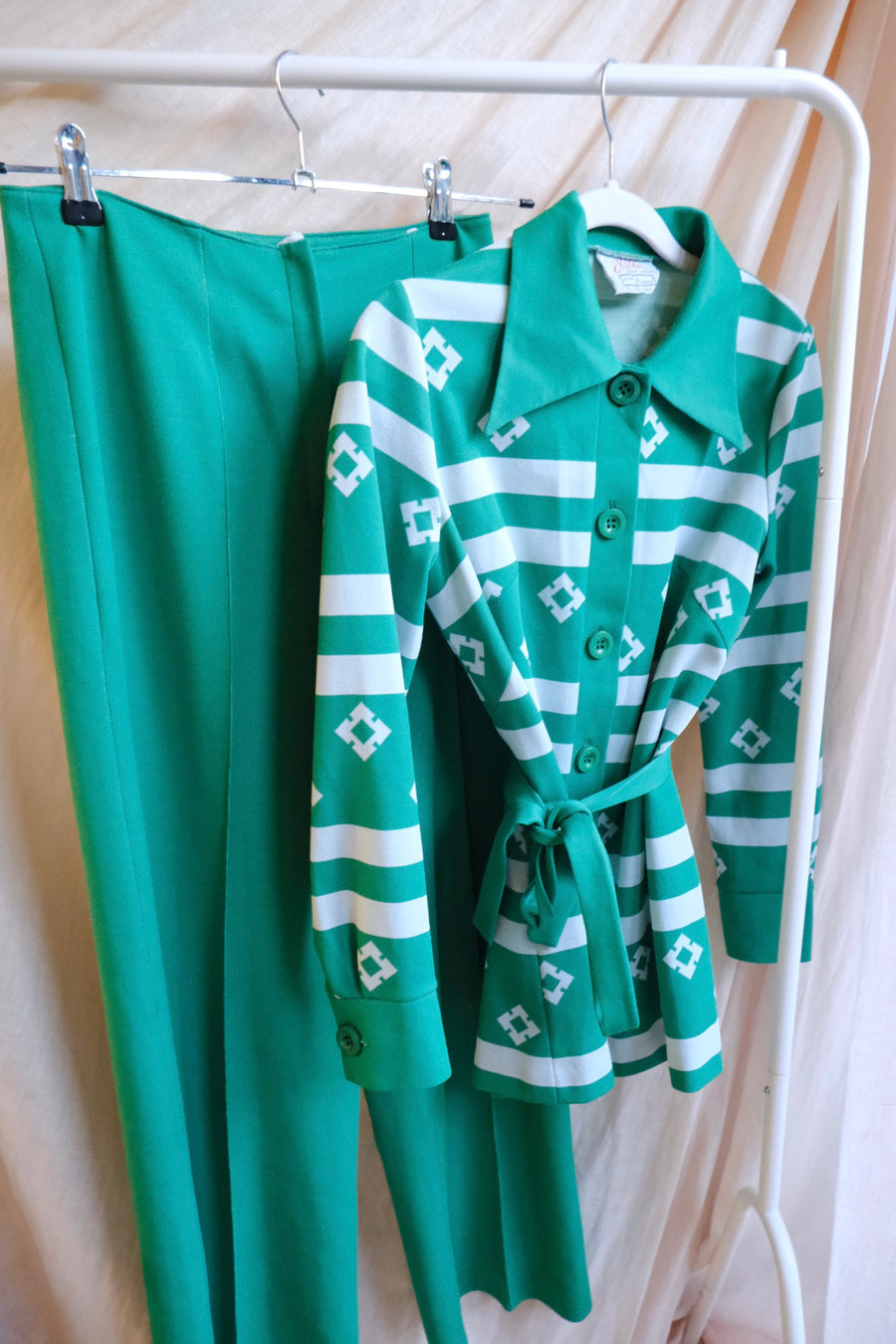 Green Flared Co-Ord - UK 8/10