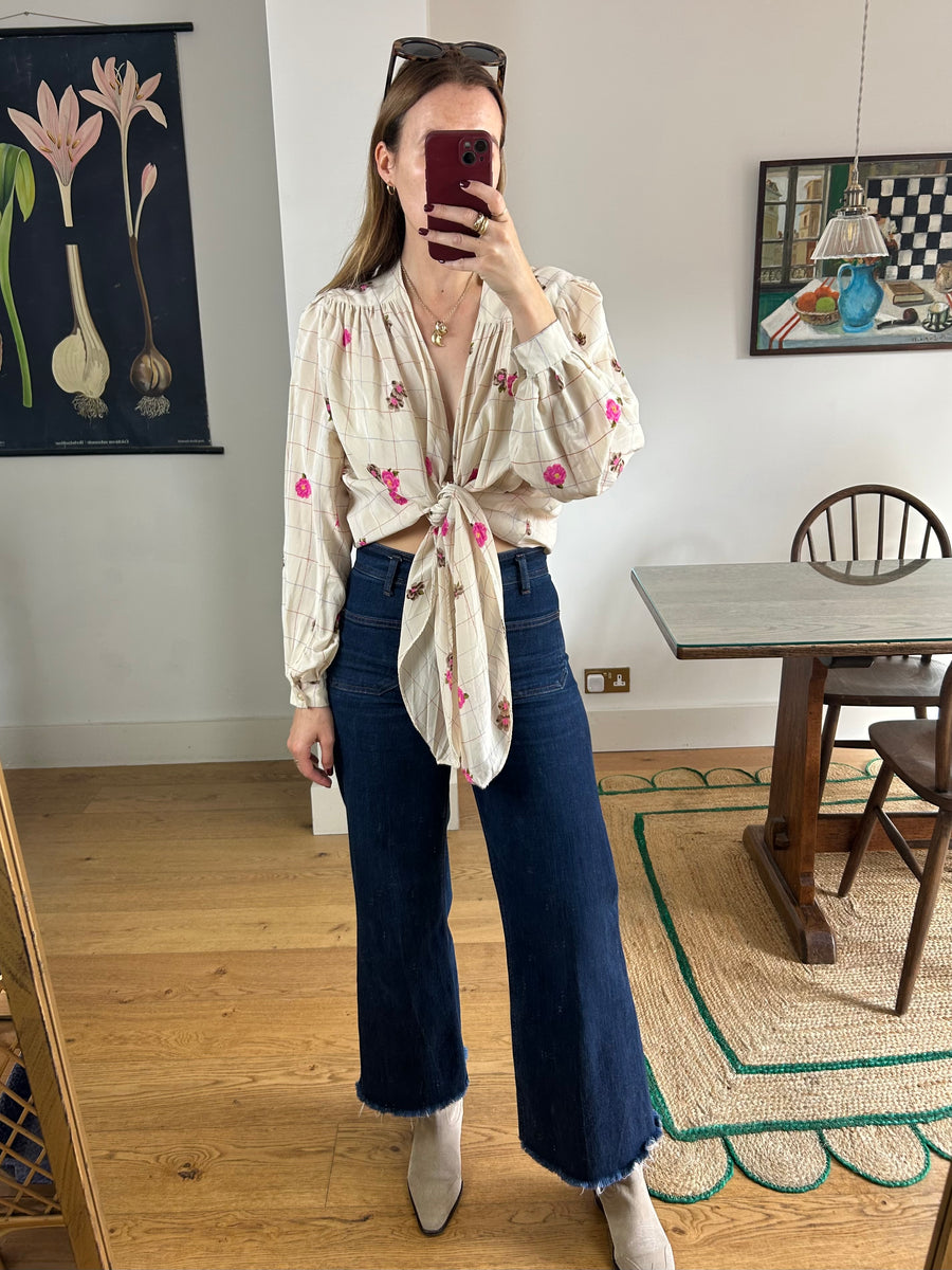 Silk Knotted Top - S-L