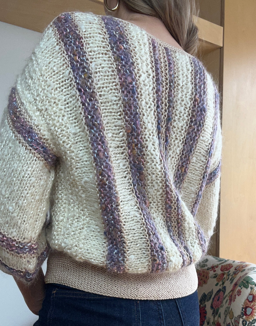 Striped Mohair & Silk Jumper - S/M
