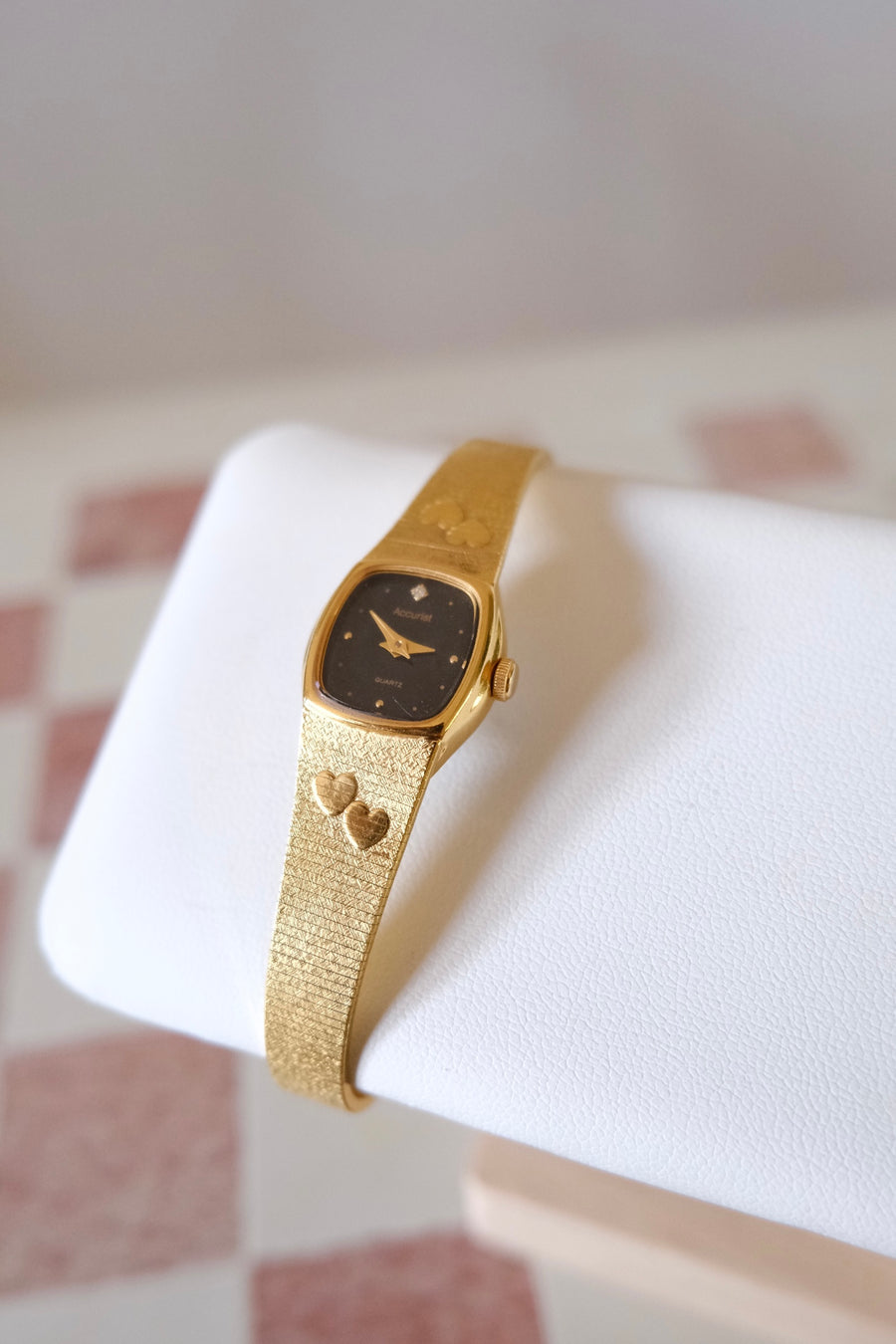 Accurist Gold Plated Heart Watch