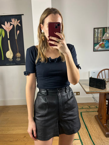 Leather Shorts - UK 12/14