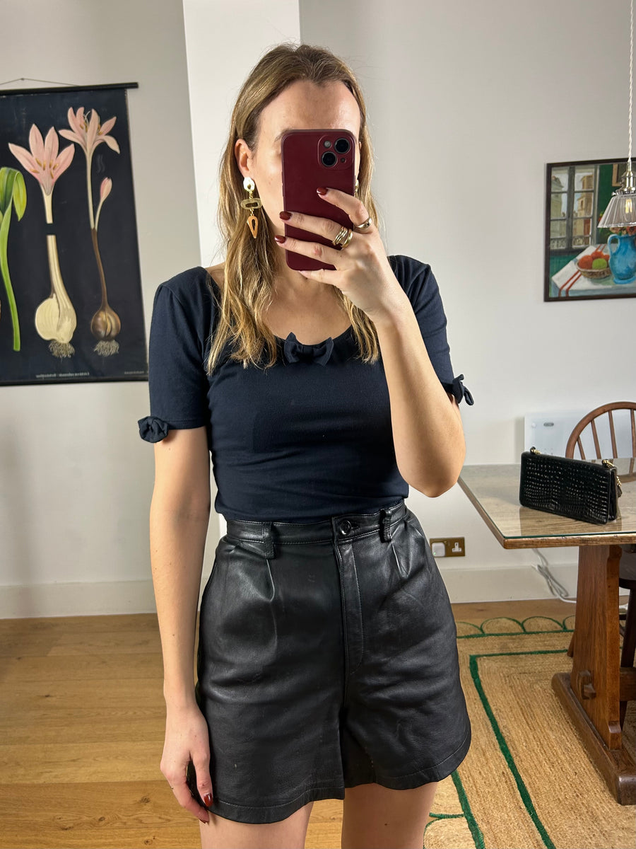 Leather Shorts - UK 12/14