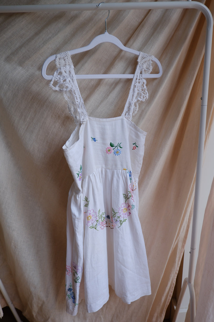 Reworked Embroidered Dress - UK 8