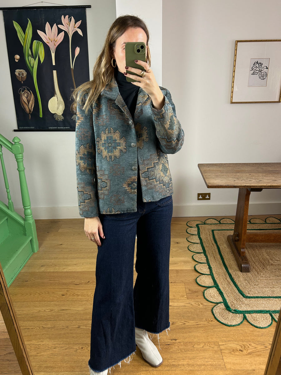Tapestry Aztec Jacket - M