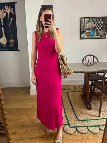Pink Maxi Dress - UK 12-14
