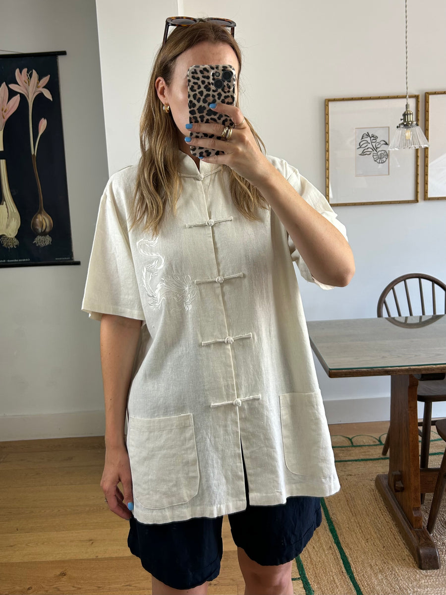 Cotton Embroidered Tunic - XL