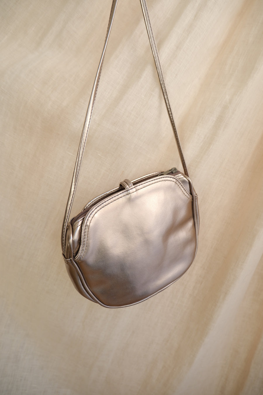Silver Cross Body Bag