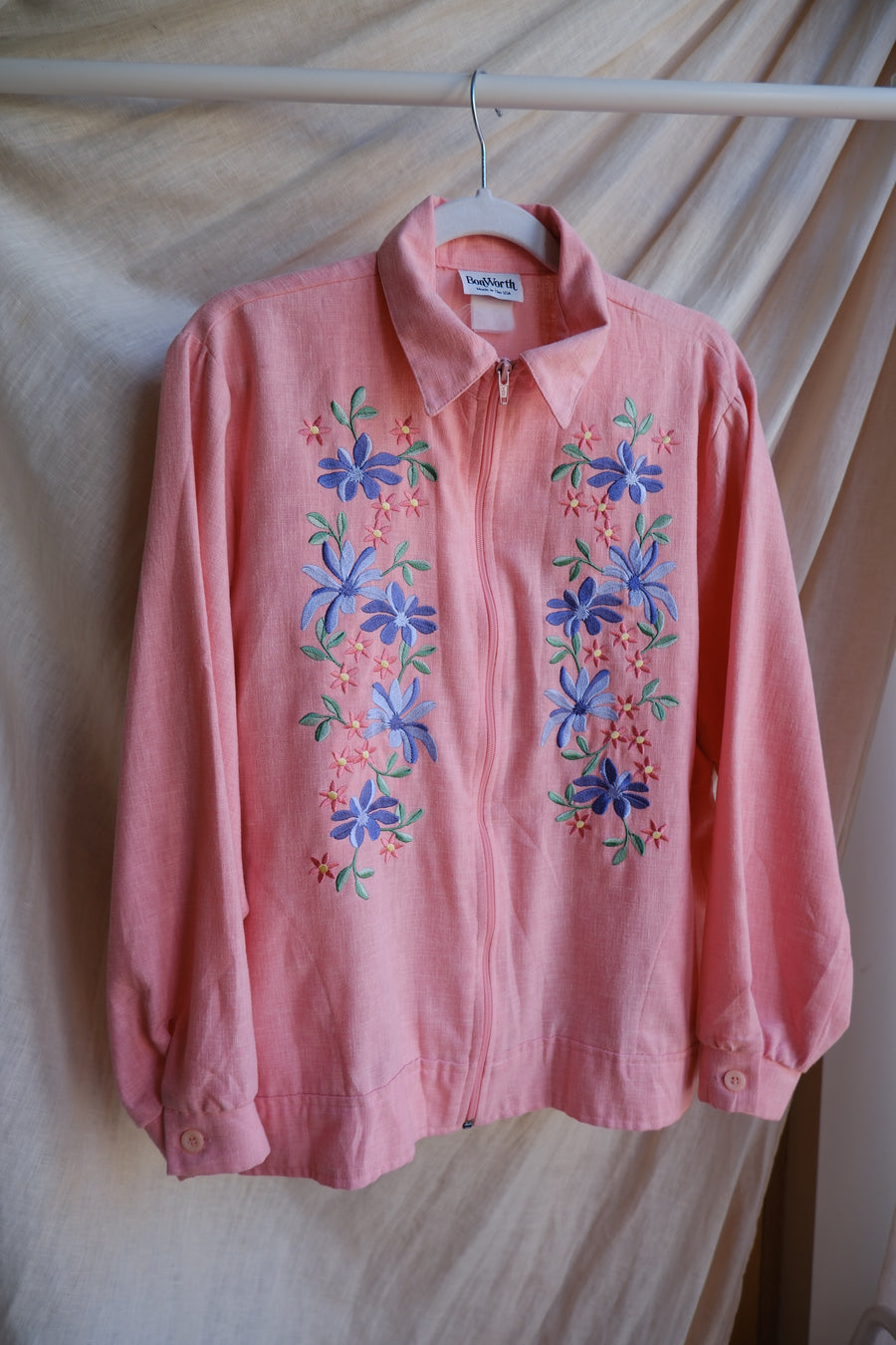 Embroidered Floral Jacket - M/L