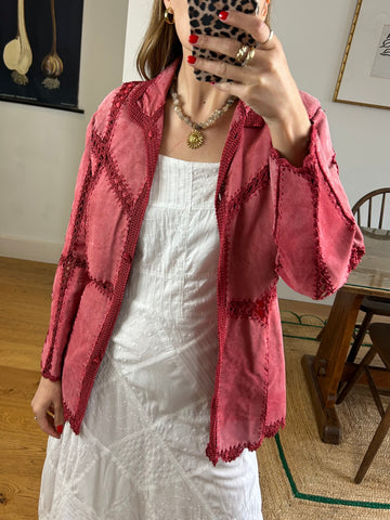 Suede & Crochet Jacket - XS/S
