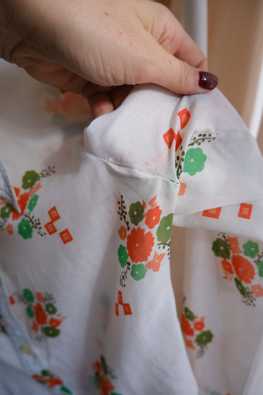 Floral Daggar Colour Shirt - XS-S