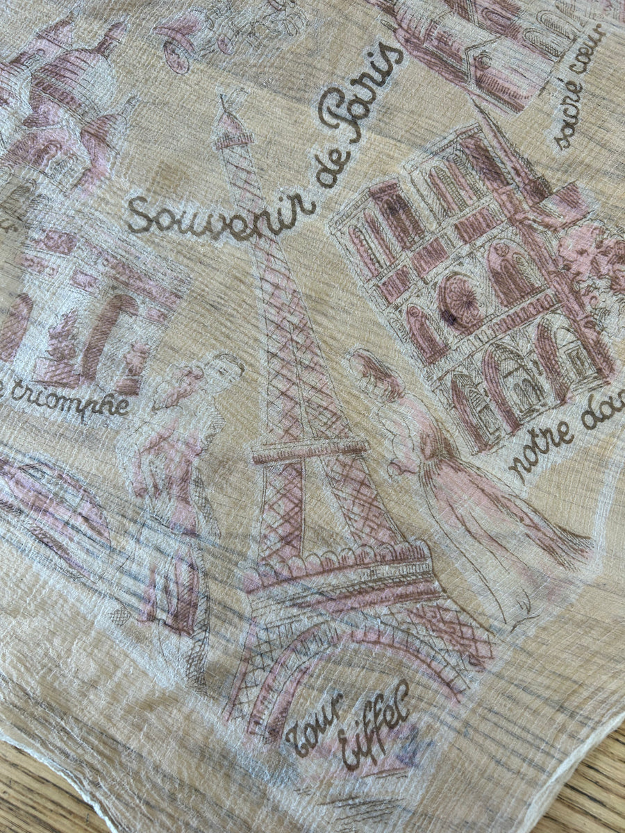 Paris Fine Silk Scarf