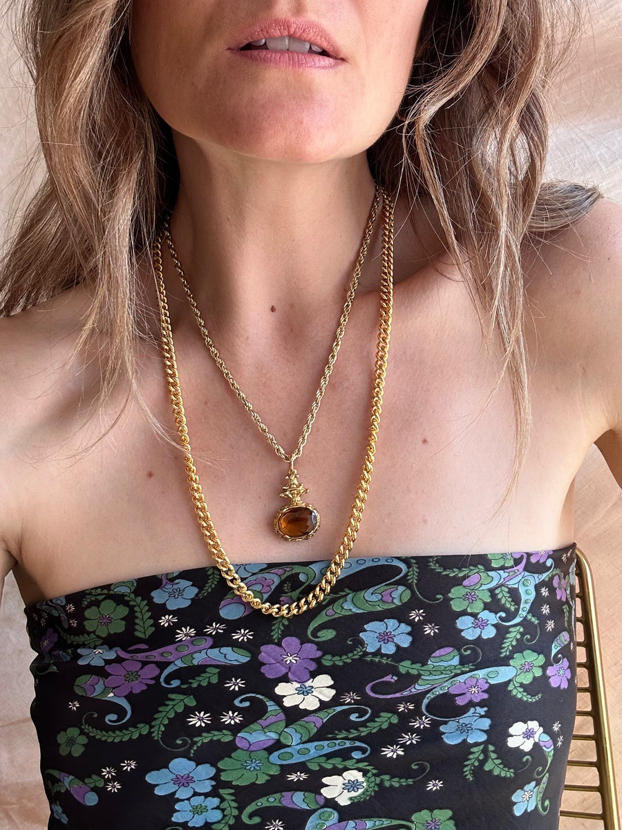 Gold Plated Layered Necklace Set - The Jane