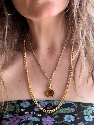 Gold Plated Layered Necklace Set - The Jane
