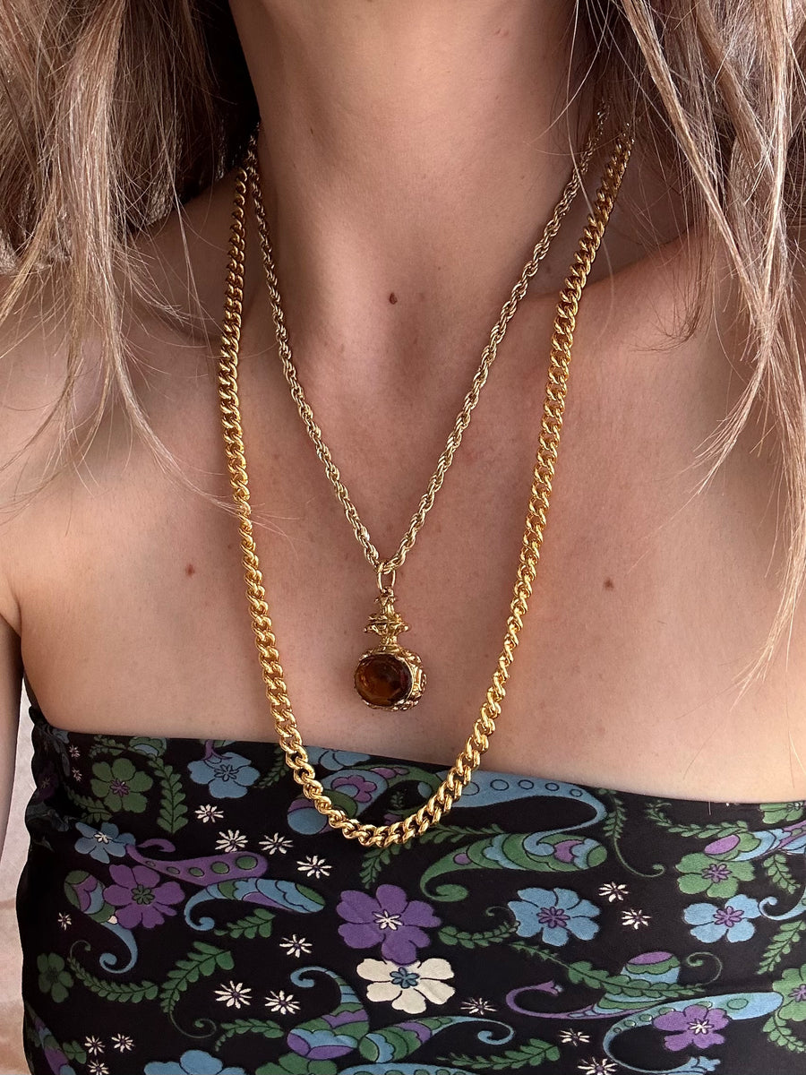 Gold Plated Layered Necklace Set - The Jane