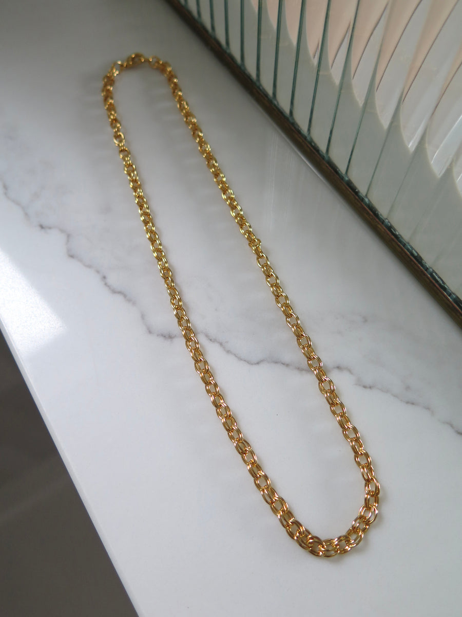 Gold Plated Belcher Chain - 18