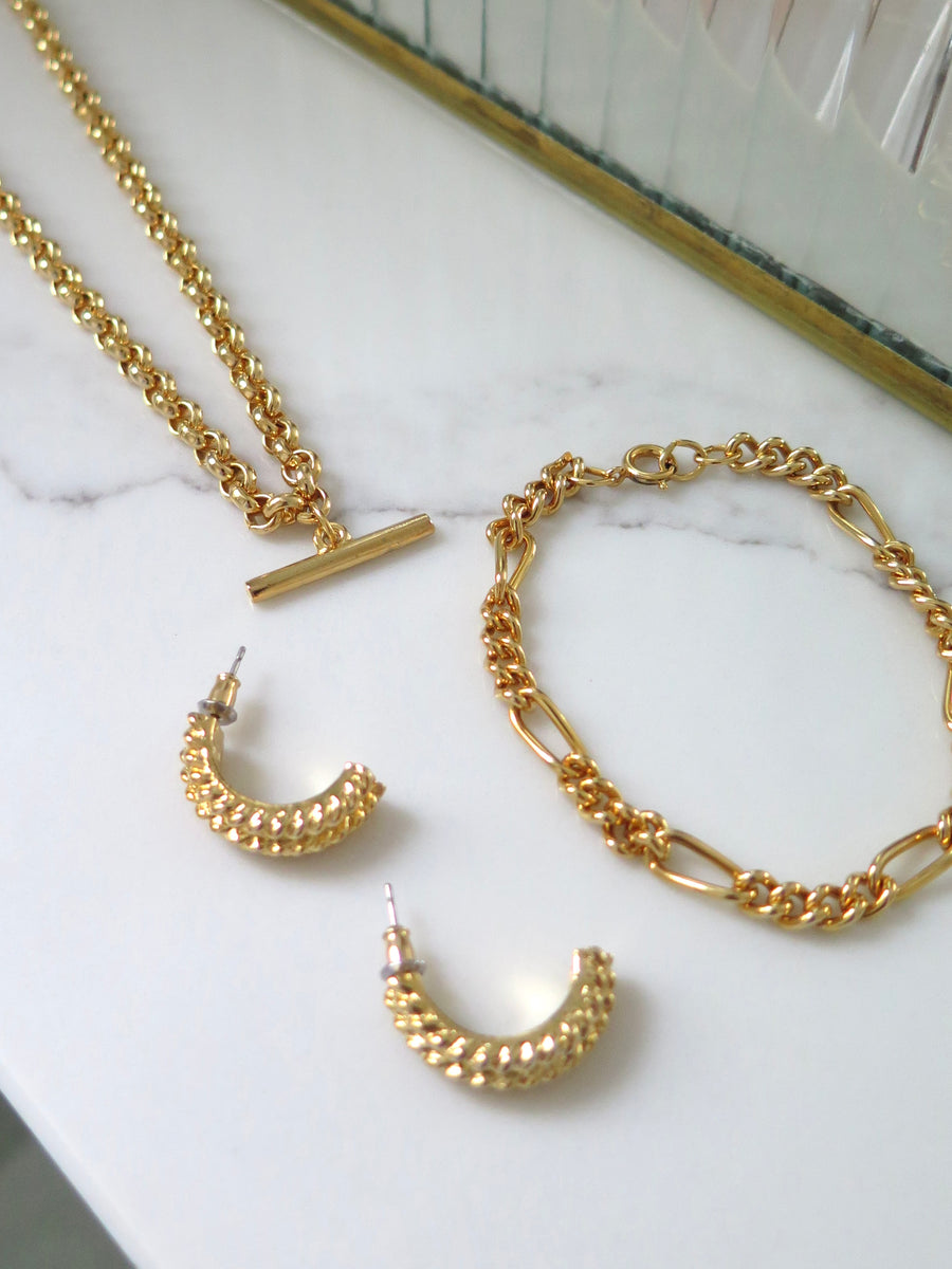 Gold Plated Jewellery Set - Save £18!