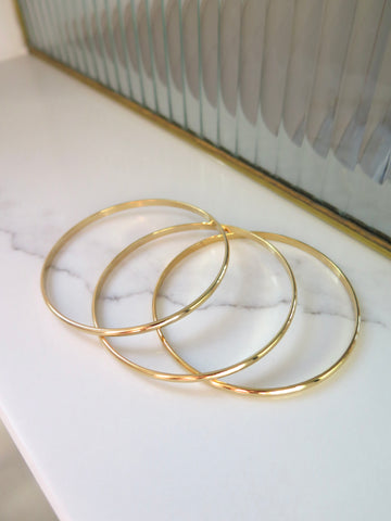 Gold Plated Bangle Set